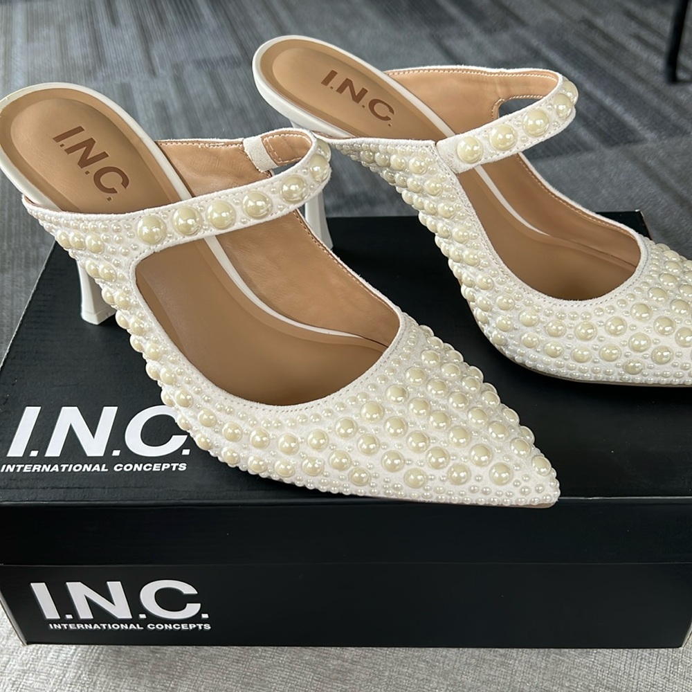 Pearl high heels